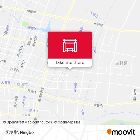 周塘墩 map