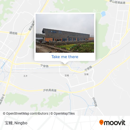 宝幢 map