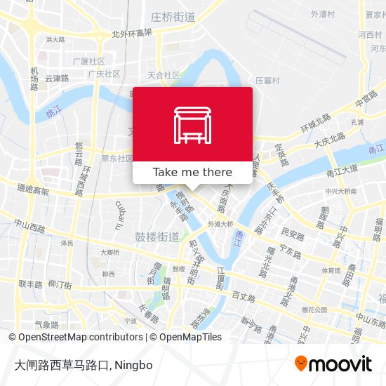 大闸路西草马路口 map