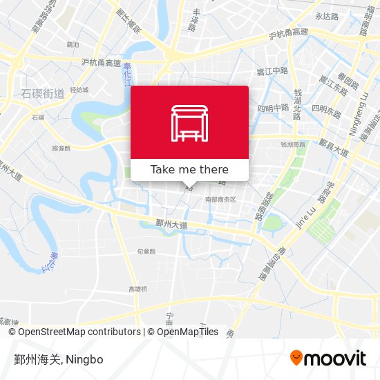 鄞州海关 map
