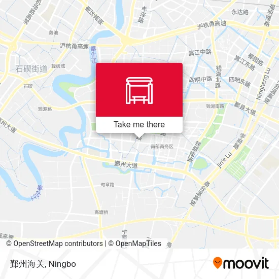 鄞州海关 map
