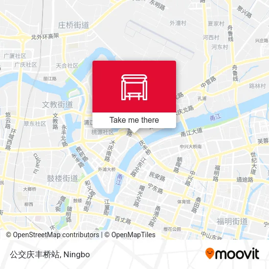 公交庆丰桥站 map