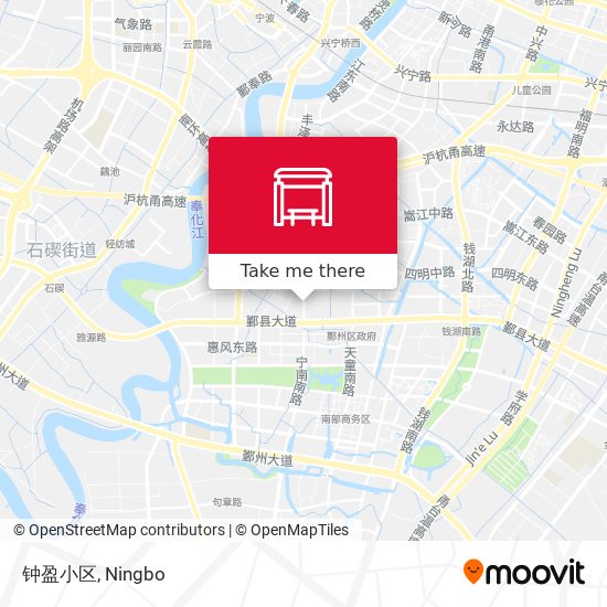 钟盈小区 map