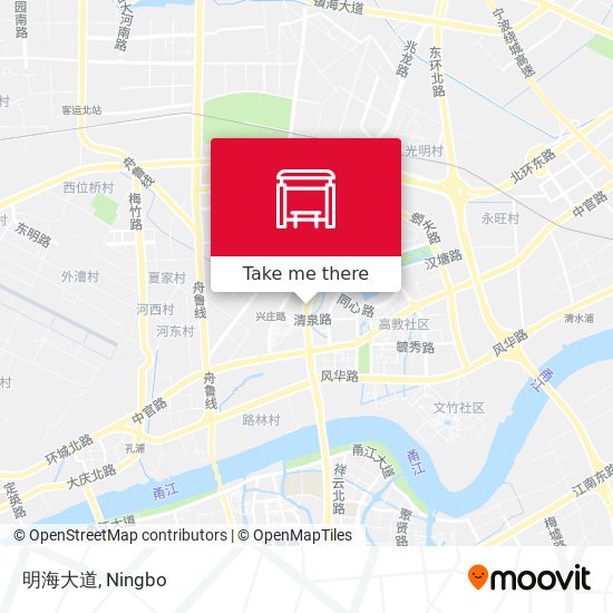 明海大道 map