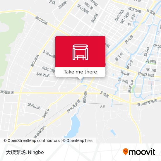 大碶菜场 map