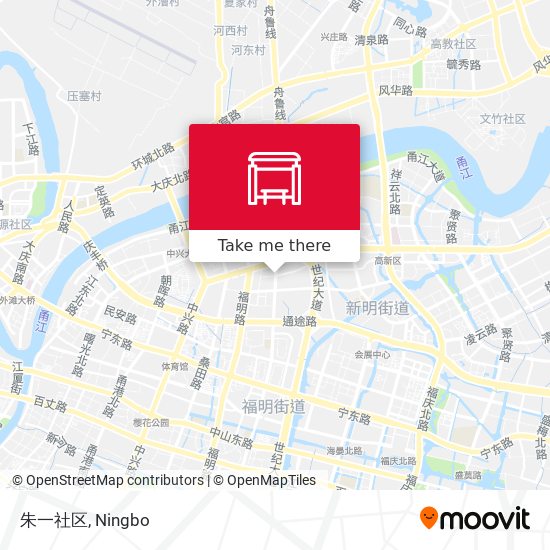 朱一社区 map