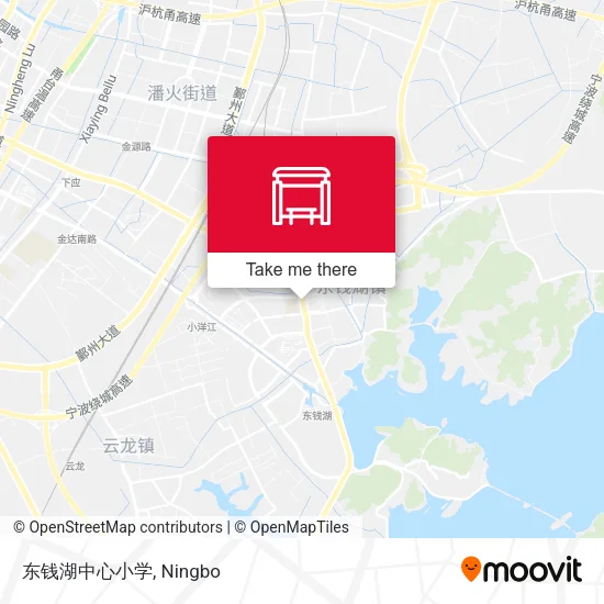 东钱湖中心小学 map