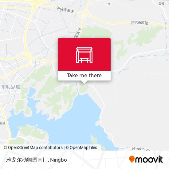 雅戈尔动物园南门 map