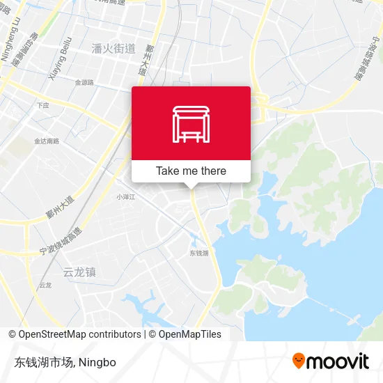东钱湖市场 map