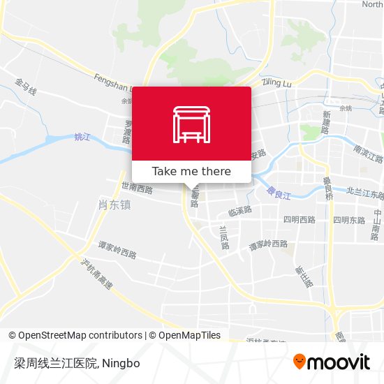 梁周线兰江医院 map