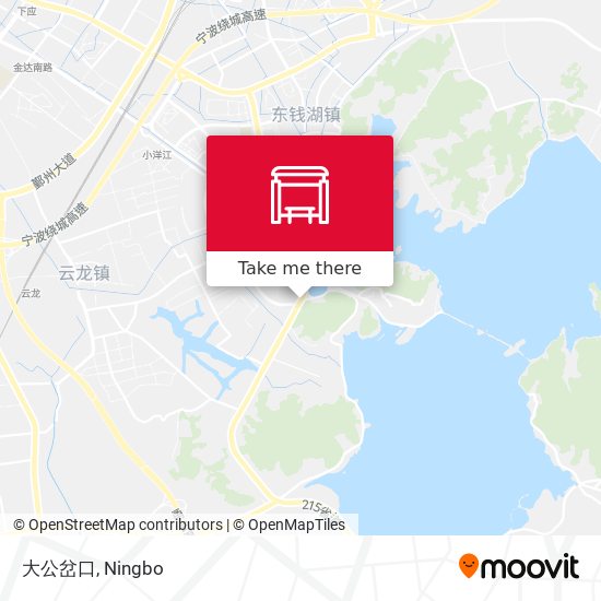 大公岔口 map