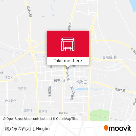 骆兴家园西大门 map