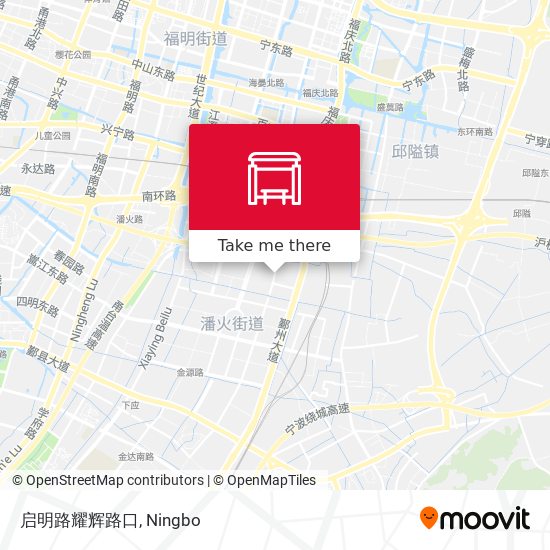 启明路耀辉路口 map