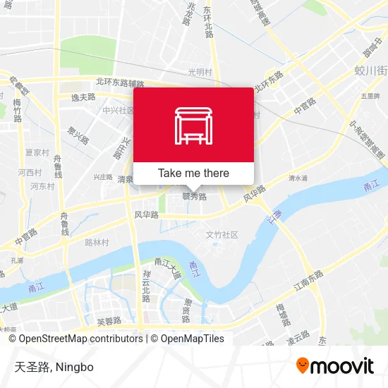 天圣路 map