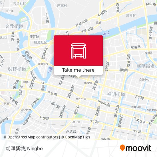 朝晖新城 map