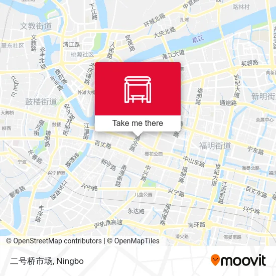 二号桥市场 map