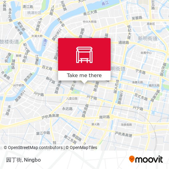 园丁街 map