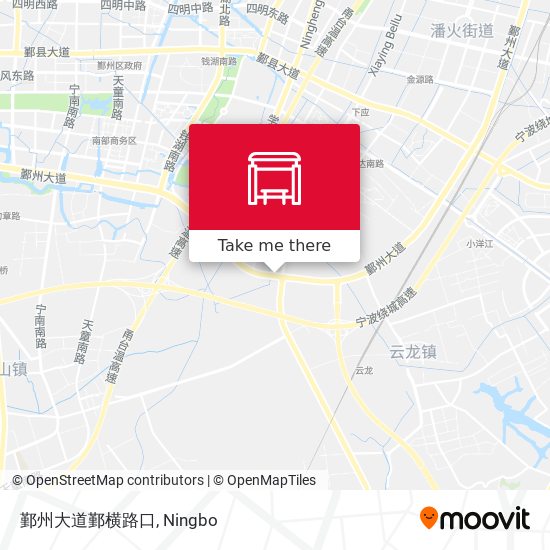 鄞州大道鄞横路口 map