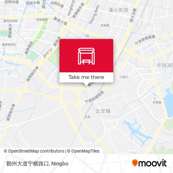 鄞州大道宁横路口 map
