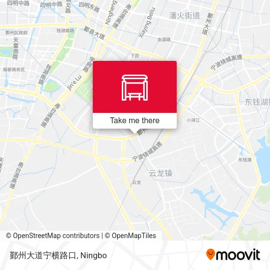 鄞州大道宁横路口 map