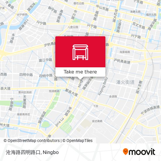 沧海路四明路口 map