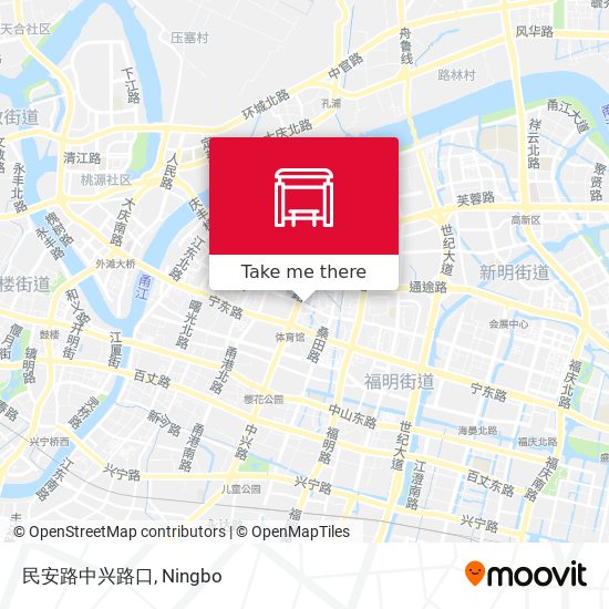 民安路中兴路口 map