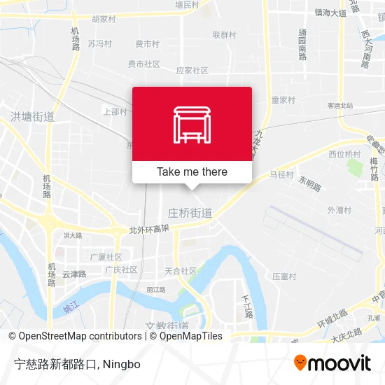 宁慈路新都路口 map