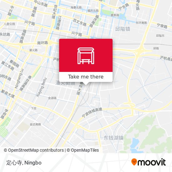 定心寺 map