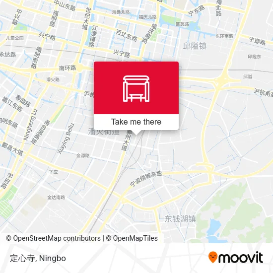 定心寺 map