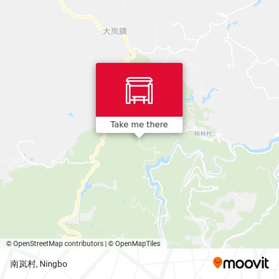 南岚村 map