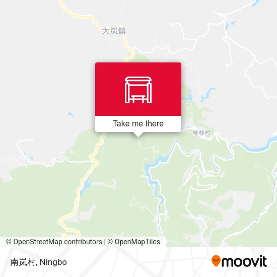 南岚村 map