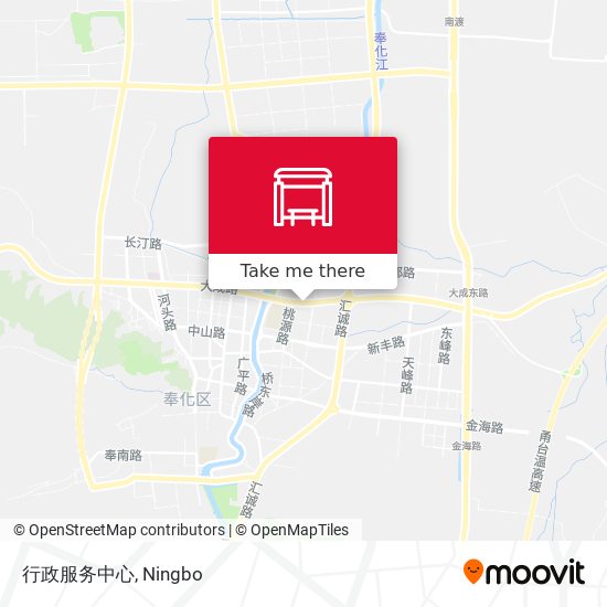 行政服务中心 map