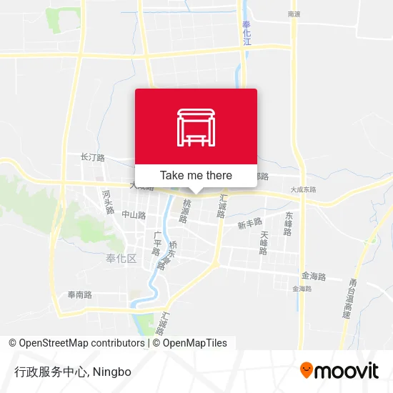 行政服务中心 map