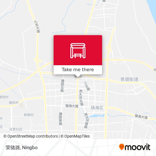 荣骆路 map