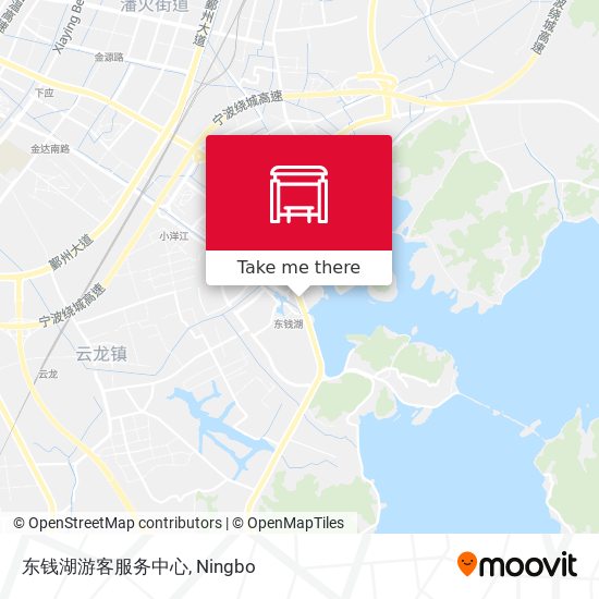 东钱湖游客服务中心 map