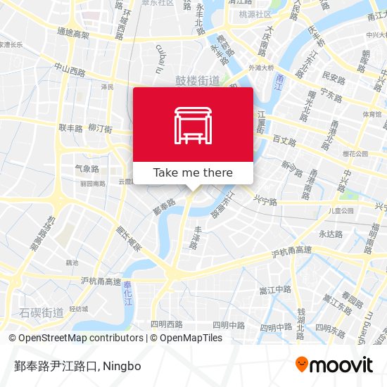 鄞奉路尹江路口 map