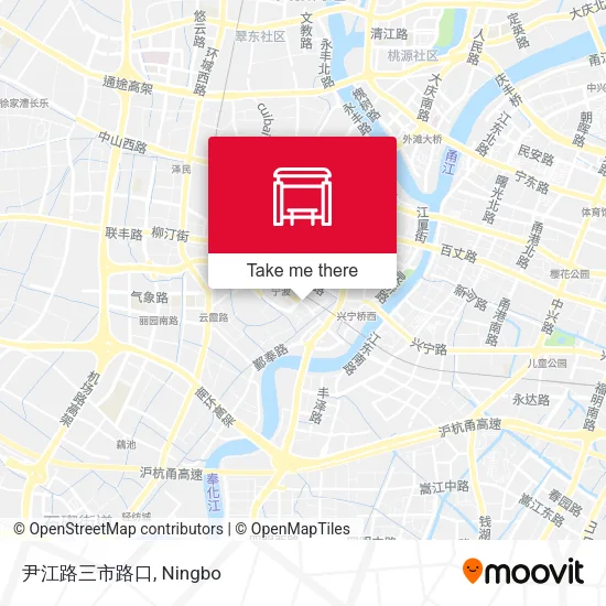 尹江路三市路口 map