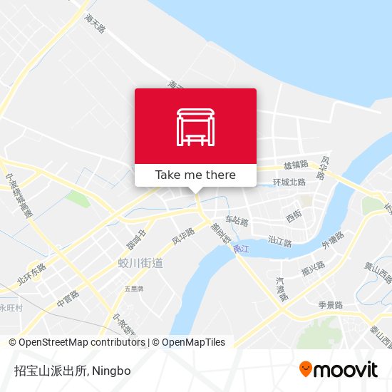 招宝山派出所 map