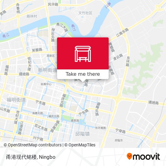 甬港现代铭楼 map