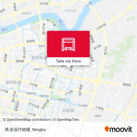 甬港现代铭楼 map