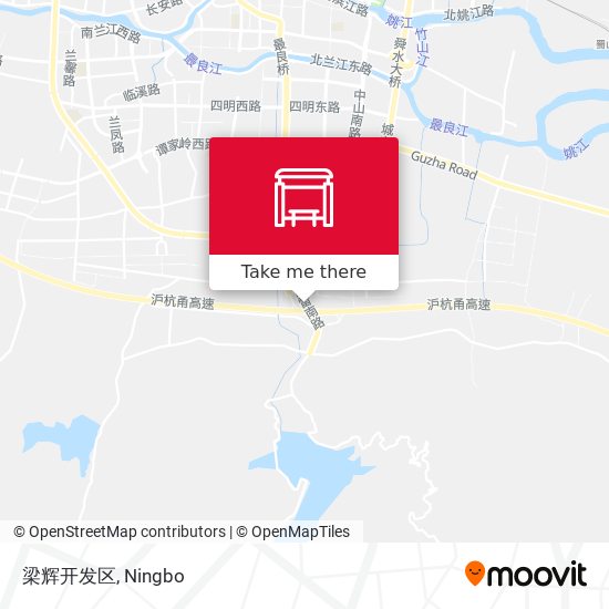 梁辉开发区 map