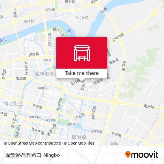 聚贤路晶辉路口 map