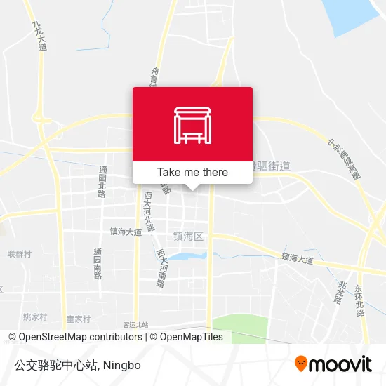 公交骆驼中心站 map