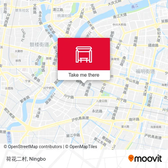 荷花二村 map