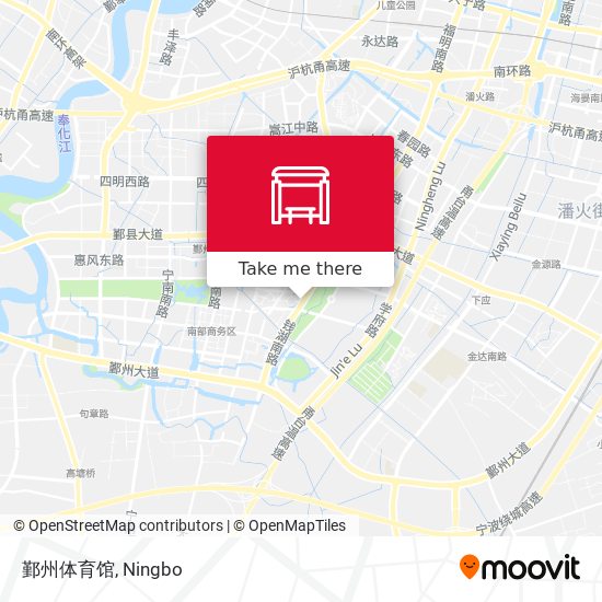 鄞州体育馆 map