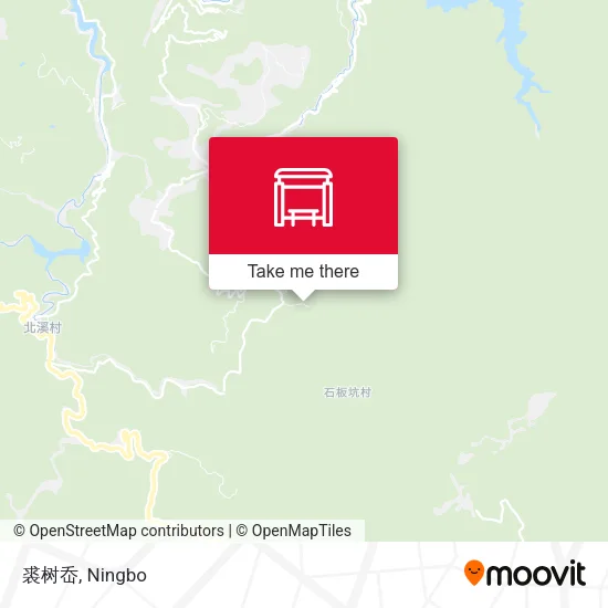 裘树岙 map