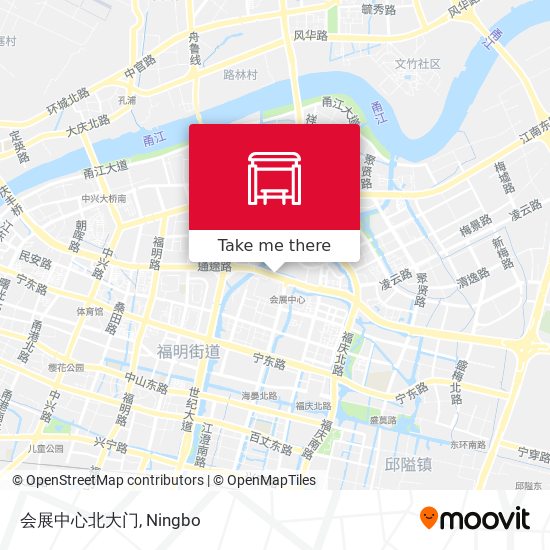 会展中心北大门 map