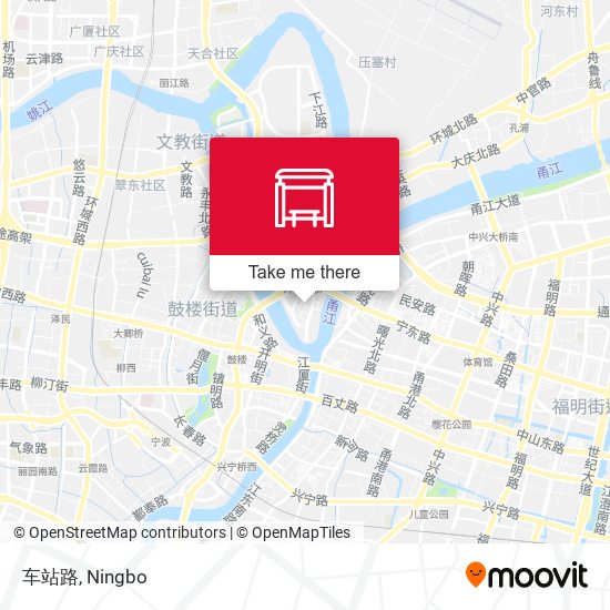 车站路 map