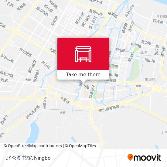 北仑图书馆 map