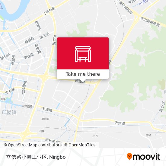 立信路小港工业区 map